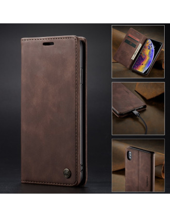 Leren Book Case - iphone XS...