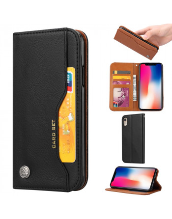 Leren wallet case - iPhone...