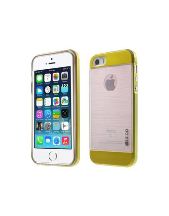 Ananiver Luik fout Combi Backcase Slicoo Iphone 5(s)/SE - Goud/geel