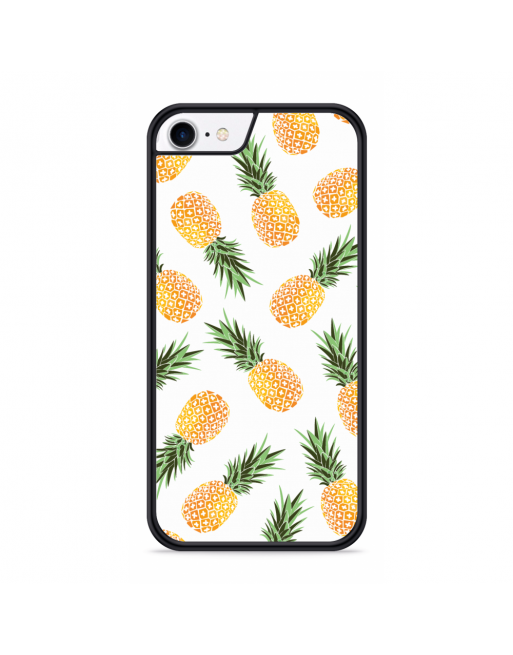 Sicilië roterend Sijpelen iPhone SE 2020 Hardcase hoesje Ananas - transparant - Just in Case