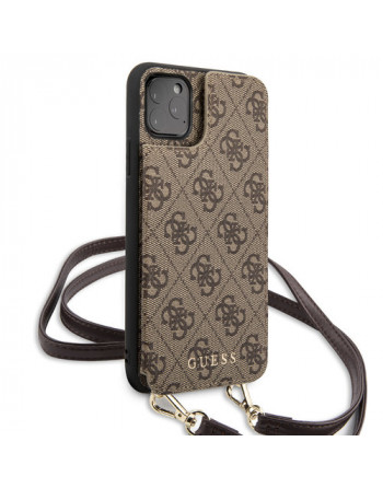 Guess crossbody hoesje iPhone 11 Max - Backcase Bruin - GUESS