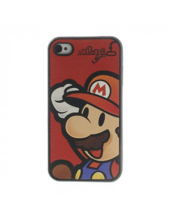 Mario Cover Rood Iphone 4/ 4s