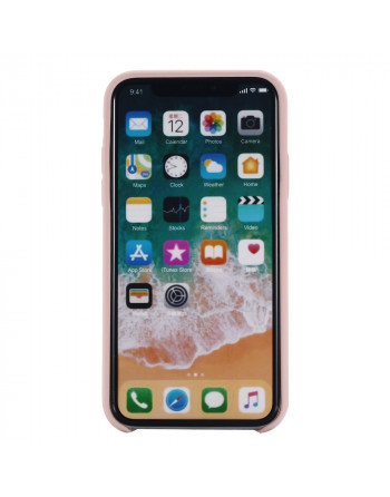 Silicone iPhone Xr case - Roze