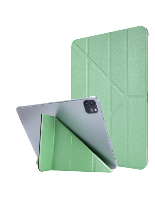 Geplooid Bezwaar bord Origami hoes iPad - iPad Air 2020 - iPad pro 11 inch hoesje - Groen