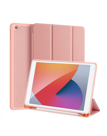 Edelsteen Lui vier keer iPad 7 hoes / iPad 8 hoes - iPad 10.2 hoesje met standaard - Roze