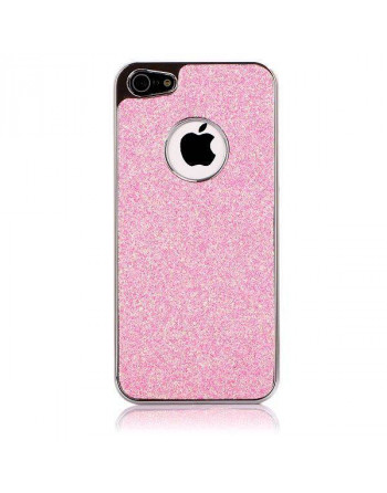 Luxury glitter case roze