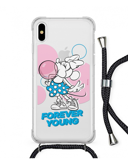 Disney hoesje - iPhone Max - draagkoord - Forever