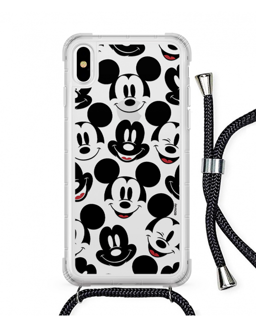 Eigen graven op gang brengen iPhone 6 / 6s hoesje - draagkoord - Mickey M - Disney iPhone hoesjes
