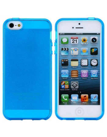Glossy Blauwe TPU iPhone...